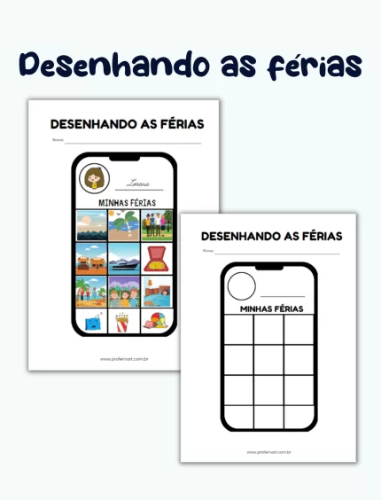 Desenhando as férias