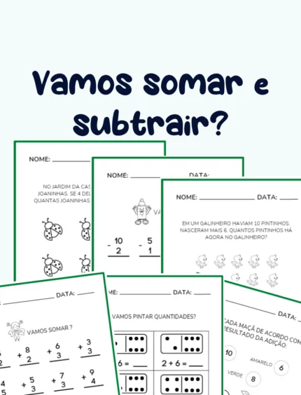 Vamos somar e subtrair?