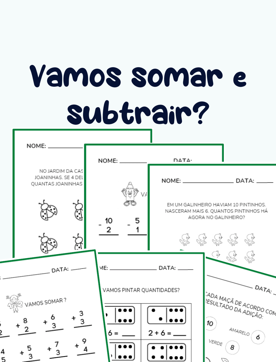 Vamos Somar E Subtrair Profemart Vamos Somar E Subtrair Profemart