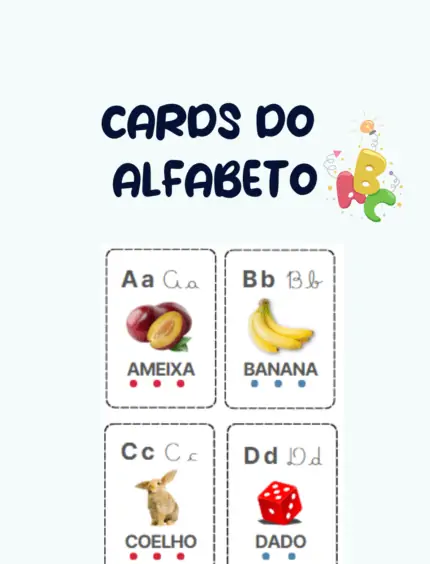 Cards do alfabeto