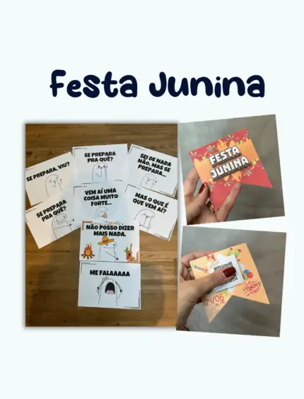 Festa Junina - Plaquinhas + Convite